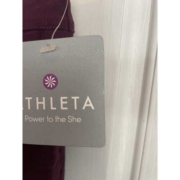 Athleta Womens Dipper Low Rise Outdoor Hiking Cargo Pants Plum Size 8 Trail NWT - Picture 2 of 6